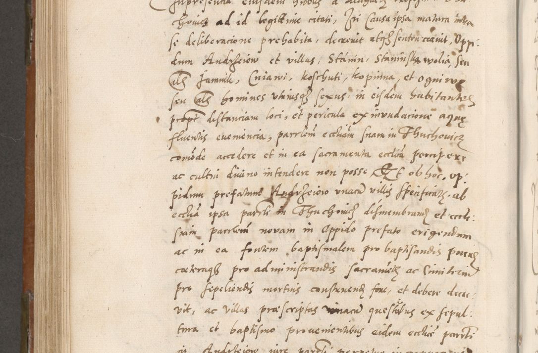 Zdjęcie nr 717 dla obiektu archiwalnego: Volumen unicum actorum episcopalium R. D. Andreae Zebrzydowski, episcopi Cracoviensis ducis Severiae ab a. D. 1551 usque ad annum 1560 mensem majum inclusive, quorum index ad finem praesentis voluminis adnotatus.