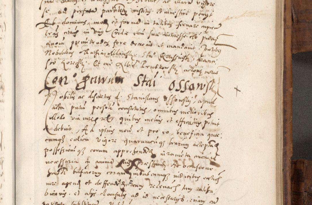 Zdjęcie nr 714 dla obiektu archiwalnego: Volumen unicum actorum episcopalium R. D. Andreae Zebrzydowski, episcopi Cracoviensis ducis Severiae ab a. D. 1551 usque ad annum 1560 mensem majum inclusive, quorum index ad finem praesentis voluminis adnotatus.