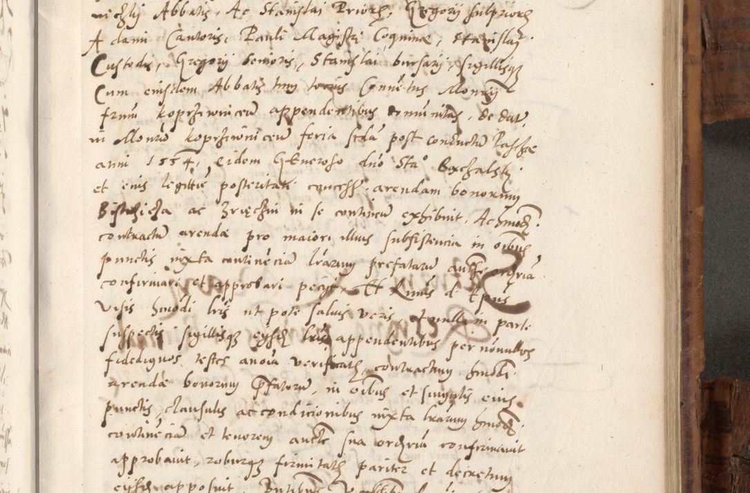 Zdjęcie nr 712 dla obiektu archiwalnego: Volumen unicum actorum episcopalium R. D. Andreae Zebrzydowski, episcopi Cracoviensis ducis Severiae ab a. D. 1551 usque ad annum 1560 mensem majum inclusive, quorum index ad finem praesentis voluminis adnotatus.