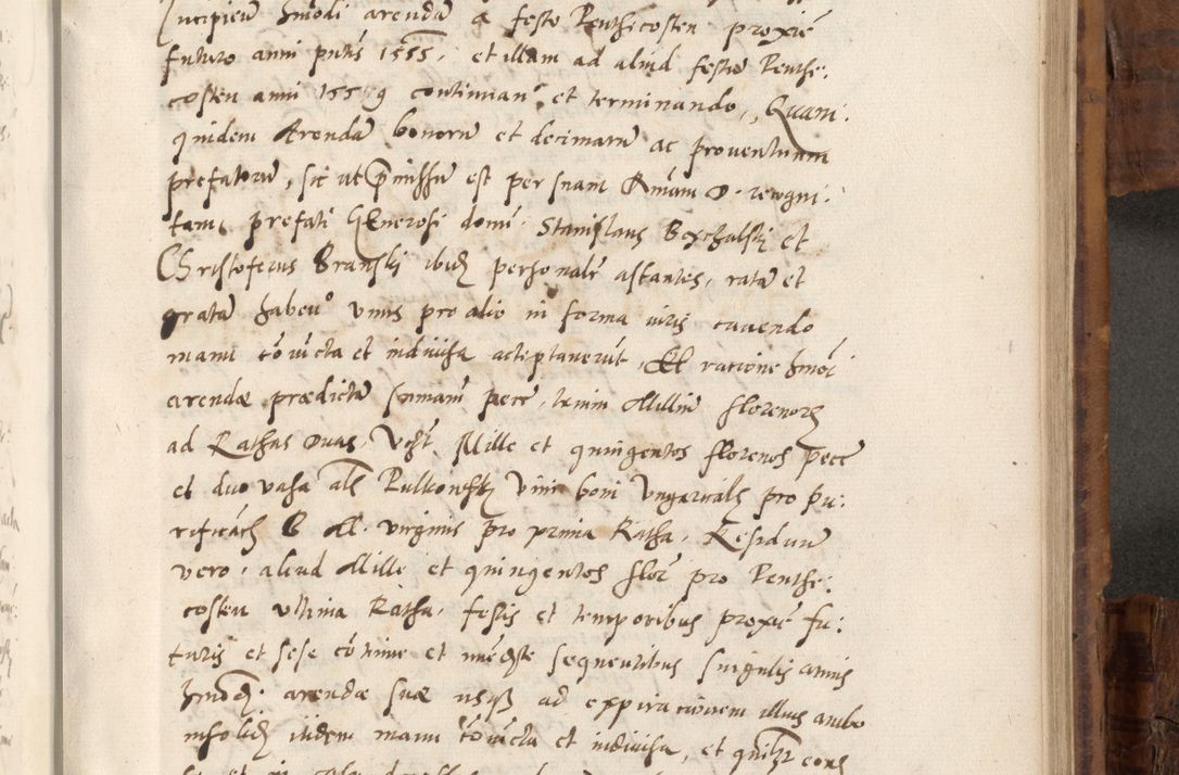 Zdjęcie nr 708 dla obiektu archiwalnego: Volumen unicum actorum episcopalium R. D. Andreae Zebrzydowski, episcopi Cracoviensis ducis Severiae ab a. D. 1551 usque ad annum 1560 mensem majum inclusive, quorum index ad finem praesentis voluminis adnotatus.