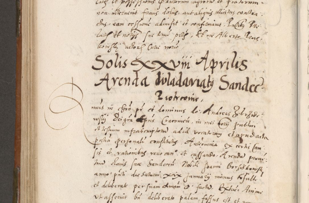 Zdjęcie nr 707 dla obiektu archiwalnego: Volumen unicum actorum episcopalium R. D. Andreae Zebrzydowski, episcopi Cracoviensis ducis Severiae ab a. D. 1551 usque ad annum 1560 mensem majum inclusive, quorum index ad finem praesentis voluminis adnotatus.