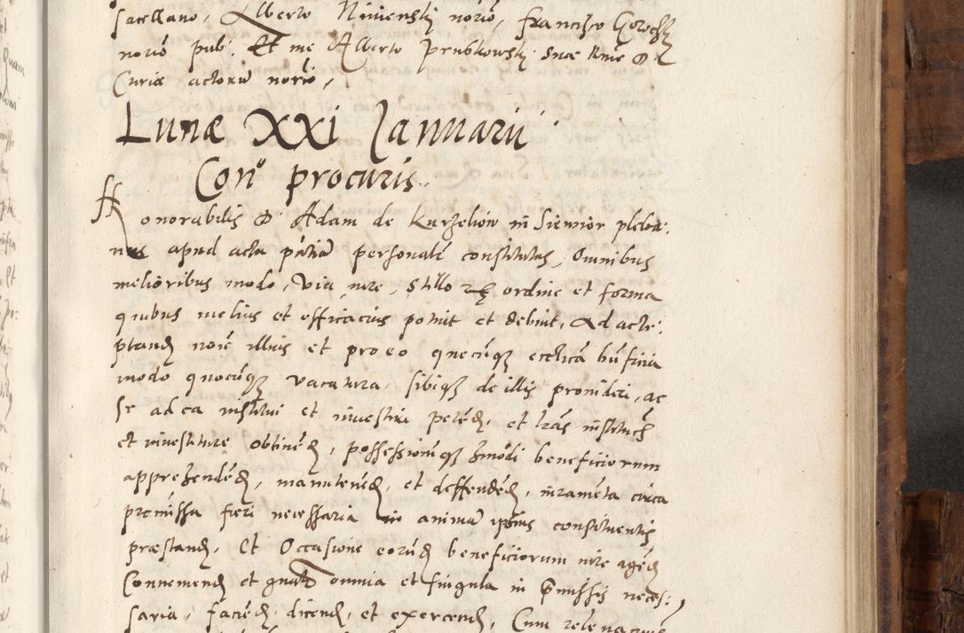 Zdjęcie nr 698 dla obiektu archiwalnego: Volumen unicum actorum episcopalium R. D. Andreae Zebrzydowski, episcopi Cracoviensis ducis Severiae ab a. D. 1551 usque ad annum 1560 mensem majum inclusive, quorum index ad finem praesentis voluminis adnotatus.