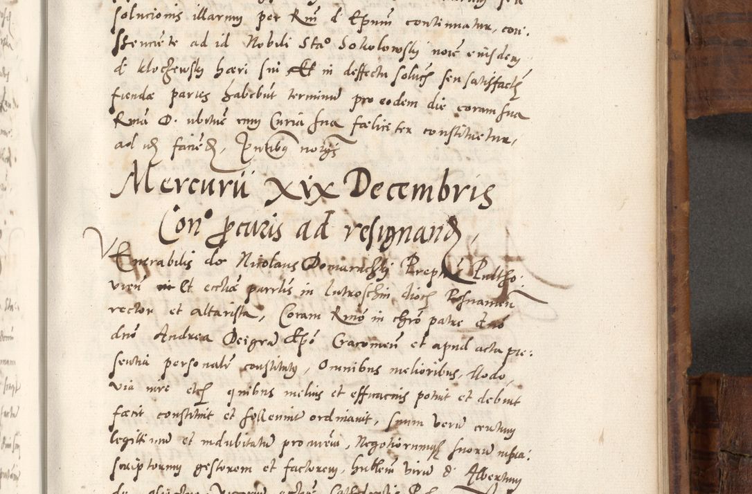 Zdjęcie nr 694 dla obiektu archiwalnego: Volumen unicum actorum episcopalium R. D. Andreae Zebrzydowski, episcopi Cracoviensis ducis Severiae ab a. D. 1551 usque ad annum 1560 mensem majum inclusive, quorum index ad finem praesentis voluminis adnotatus.