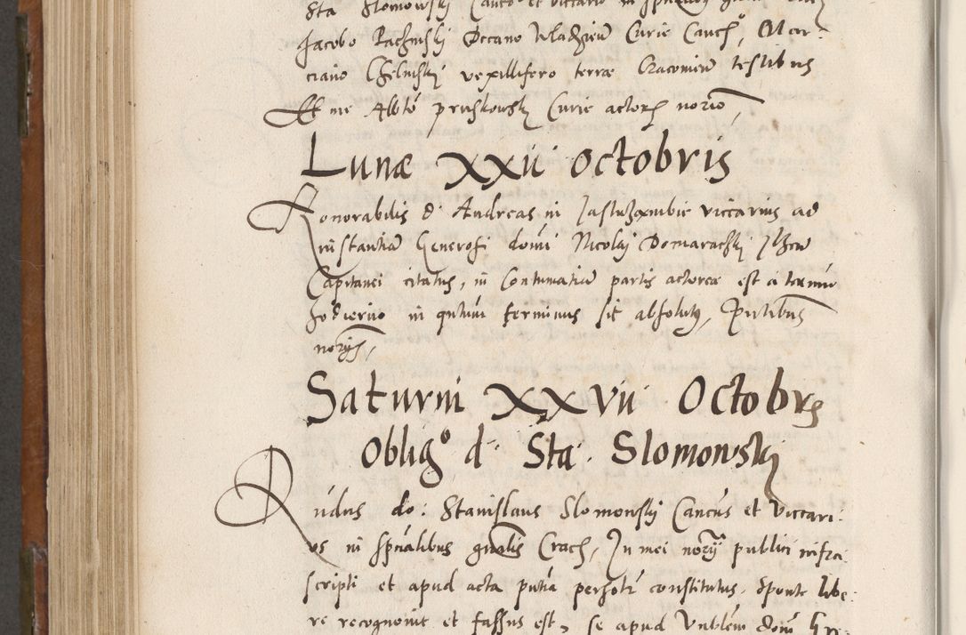 Zdjęcie nr 689 dla obiektu archiwalnego: Volumen unicum actorum episcopalium R. D. Andreae Zebrzydowski, episcopi Cracoviensis ducis Severiae ab a. D. 1551 usque ad annum 1560 mensem majum inclusive, quorum index ad finem praesentis voluminis adnotatus.