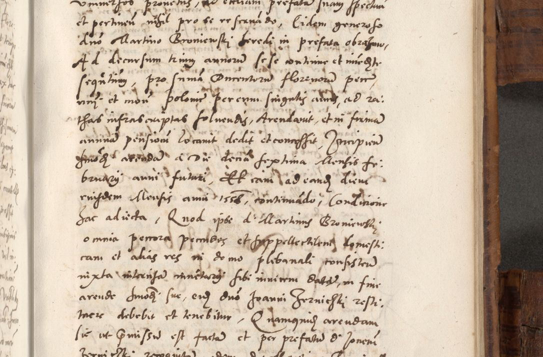 Zdjęcie nr 682 dla obiektu archiwalnego: Volumen unicum actorum episcopalium R. D. Andreae Zebrzydowski, episcopi Cracoviensis ducis Severiae ab a. D. 1551 usque ad annum 1560 mensem majum inclusive, quorum index ad finem praesentis voluminis adnotatus.