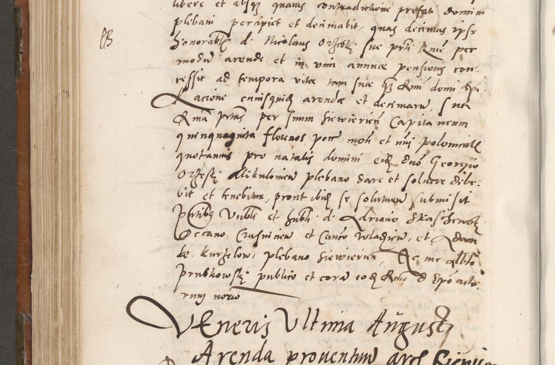 Zdjęcie nr 669 dla obiektu archiwalnego: Volumen unicum actorum episcopalium R. D. Andreae Zebrzydowski, episcopi Cracoviensis ducis Severiae ab a. D. 1551 usque ad annum 1560 mensem majum inclusive, quorum index ad finem praesentis voluminis adnotatus.