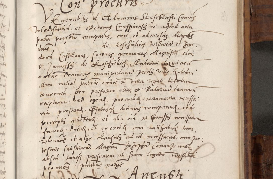 Zdjęcie nr 668 dla obiektu archiwalnego: Volumen unicum actorum episcopalium R. D. Andreae Zebrzydowski, episcopi Cracoviensis ducis Severiae ab a. D. 1551 usque ad annum 1560 mensem majum inclusive, quorum index ad finem praesentis voluminis adnotatus.