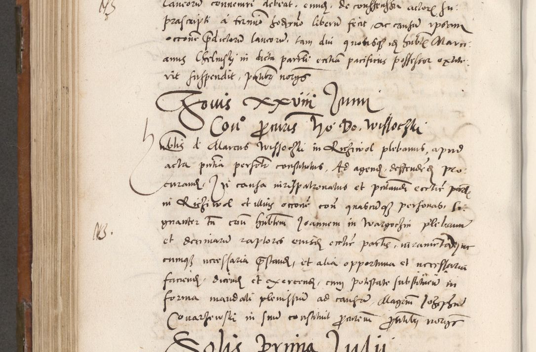 Zdjęcie nr 663 dla obiektu archiwalnego: Volumen unicum actorum episcopalium R. D. Andreae Zebrzydowski, episcopi Cracoviensis ducis Severiae ab a. D. 1551 usque ad annum 1560 mensem majum inclusive, quorum index ad finem praesentis voluminis adnotatus.