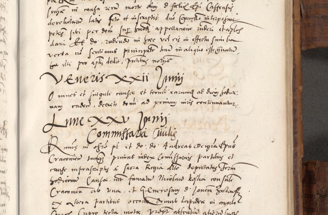 Zdjęcie nr 662 dla obiektu archiwalnego: Volumen unicum actorum episcopalium R. D. Andreae Zebrzydowski, episcopi Cracoviensis ducis Severiae ab a. D. 1551 usque ad annum 1560 mensem majum inclusive, quorum index ad finem praesentis voluminis adnotatus.