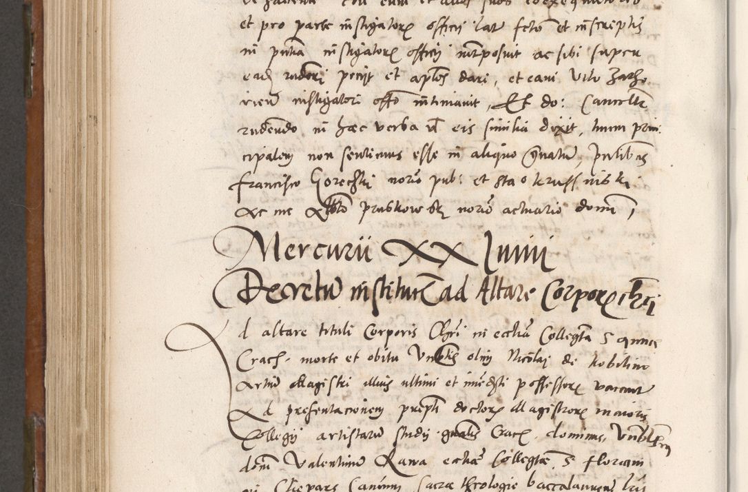 Zdjęcie nr 661 dla obiektu archiwalnego: Volumen unicum actorum episcopalium R. D. Andreae Zebrzydowski, episcopi Cracoviensis ducis Severiae ab a. D. 1551 usque ad annum 1560 mensem majum inclusive, quorum index ad finem praesentis voluminis adnotatus.