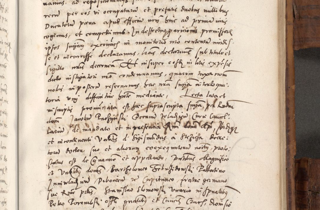 Zdjęcie nr 660 dla obiektu archiwalnego: Volumen unicum actorum episcopalium R. D. Andreae Zebrzydowski, episcopi Cracoviensis ducis Severiae ab a. D. 1551 usque ad annum 1560 mensem majum inclusive, quorum index ad finem praesentis voluminis adnotatus.