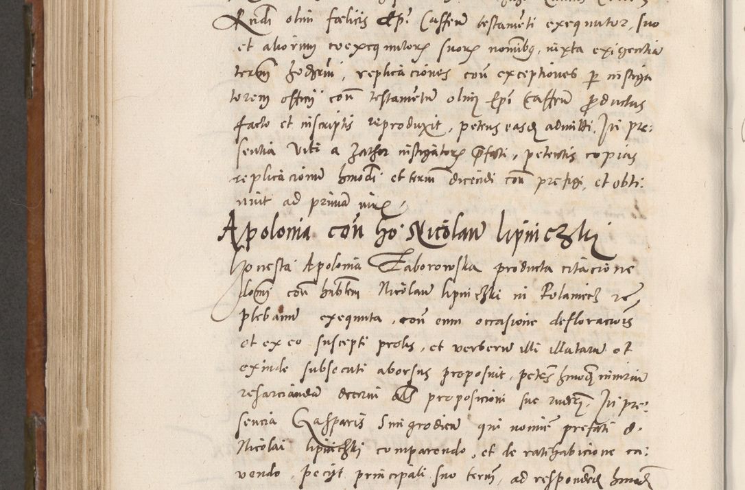 Zdjęcie nr 653 dla obiektu archiwalnego: Volumen unicum actorum episcopalium R. D. Andreae Zebrzydowski, episcopi Cracoviensis ducis Severiae ab a. D. 1551 usque ad annum 1560 mensem majum inclusive, quorum index ad finem praesentis voluminis adnotatus.