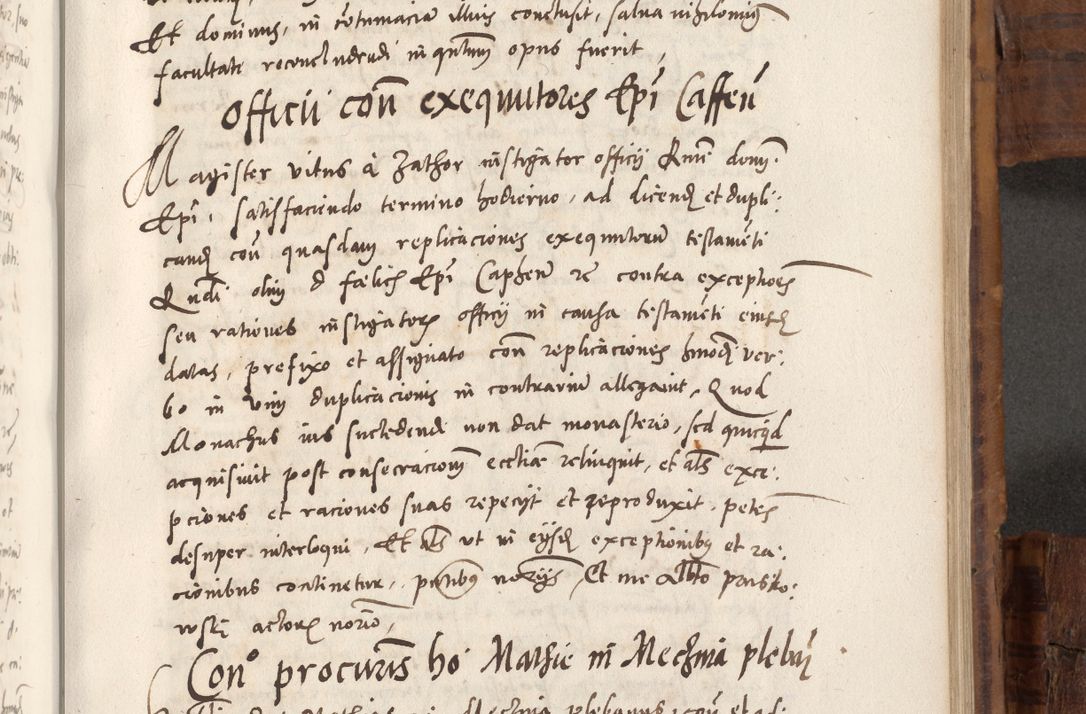 Zdjęcie nr 654 dla obiektu archiwalnego: Volumen unicum actorum episcopalium R. D. Andreae Zebrzydowski, episcopi Cracoviensis ducis Severiae ab a. D. 1551 usque ad annum 1560 mensem majum inclusive, quorum index ad finem praesentis voluminis adnotatus.