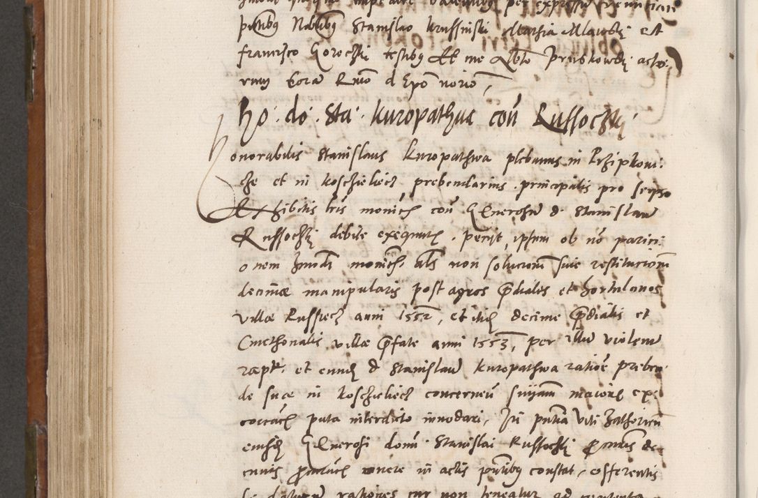 Zdjęcie nr 651 dla obiektu archiwalnego: Volumen unicum actorum episcopalium R. D. Andreae Zebrzydowski, episcopi Cracoviensis ducis Severiae ab a. D. 1551 usque ad annum 1560 mensem majum inclusive, quorum index ad finem praesentis voluminis adnotatus.