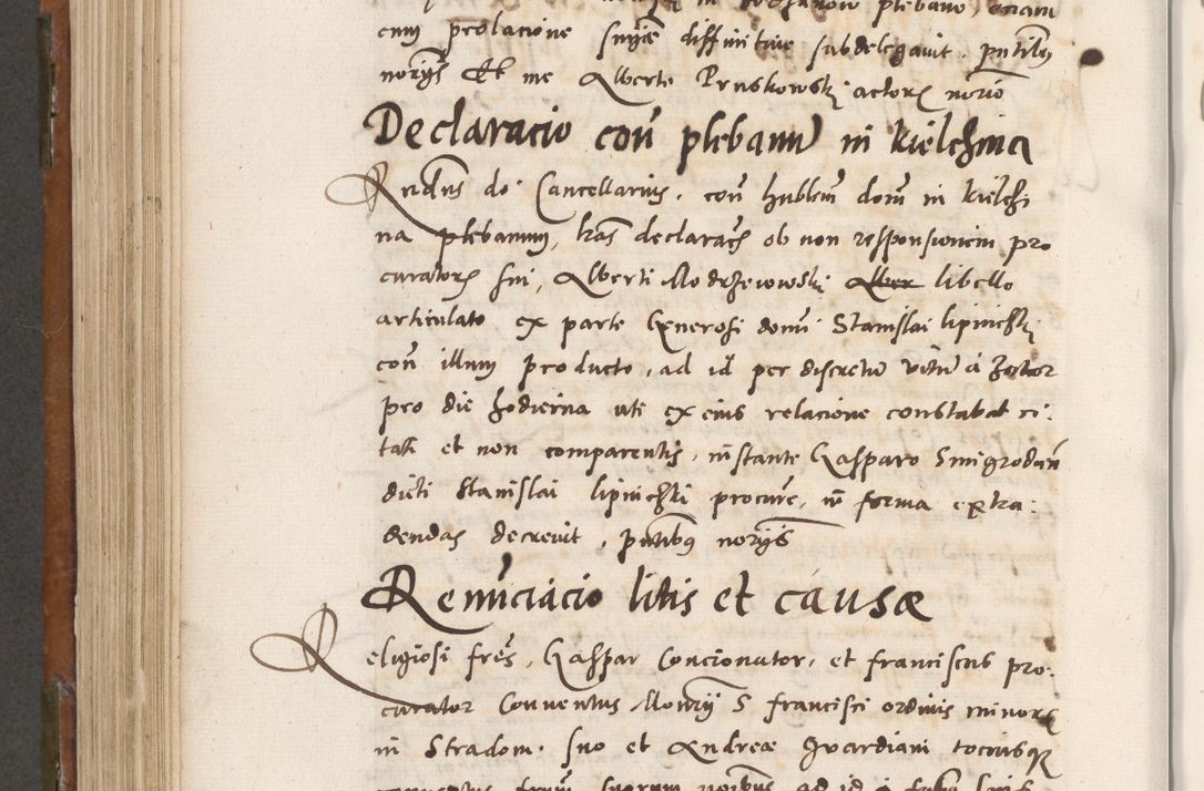Zdjęcie nr 649 dla obiektu archiwalnego: Volumen unicum actorum episcopalium R. D. Andreae Zebrzydowski, episcopi Cracoviensis ducis Severiae ab a. D. 1551 usque ad annum 1560 mensem majum inclusive, quorum index ad finem praesentis voluminis adnotatus.