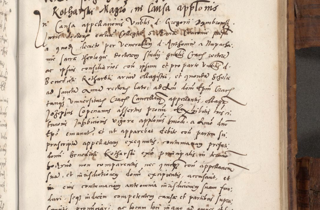 Zdjęcie nr 648 dla obiektu archiwalnego: Volumen unicum actorum episcopalium R. D. Andreae Zebrzydowski, episcopi Cracoviensis ducis Severiae ab a. D. 1551 usque ad annum 1560 mensem majum inclusive, quorum index ad finem praesentis voluminis adnotatus.