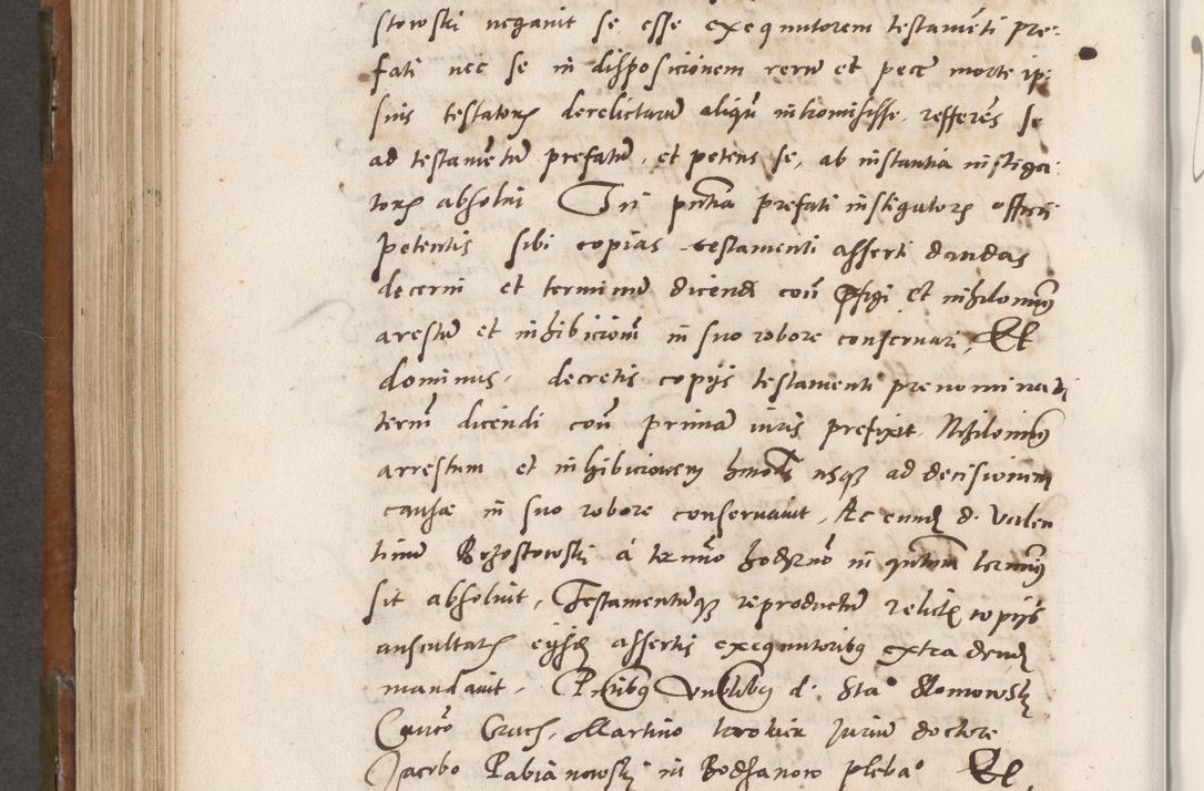 Zdjęcie nr 647 dla obiektu archiwalnego: Volumen unicum actorum episcopalium R. D. Andreae Zebrzydowski, episcopi Cracoviensis ducis Severiae ab a. D. 1551 usque ad annum 1560 mensem majum inclusive, quorum index ad finem praesentis voluminis adnotatus.