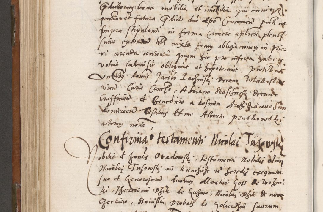 Zdjęcie nr 639 dla obiektu archiwalnego: Volumen unicum actorum episcopalium R. D. Andreae Zebrzydowski, episcopi Cracoviensis ducis Severiae ab a. D. 1551 usque ad annum 1560 mensem majum inclusive, quorum index ad finem praesentis voluminis adnotatus.