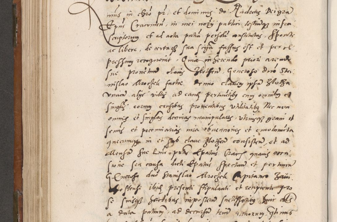 Zdjęcie nr 637 dla obiektu archiwalnego: Volumen unicum actorum episcopalium R. D. Andreae Zebrzydowski, episcopi Cracoviensis ducis Severiae ab a. D. 1551 usque ad annum 1560 mensem majum inclusive, quorum index ad finem praesentis voluminis adnotatus.