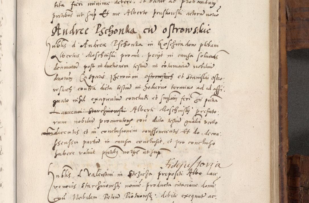 Zdjęcie nr 626 dla obiektu archiwalnego: Volumen unicum actorum episcopalium R. D. Andreae Zebrzydowski, episcopi Cracoviensis ducis Severiae ab a. D. 1551 usque ad annum 1560 mensem majum inclusive, quorum index ad finem praesentis voluminis adnotatus.