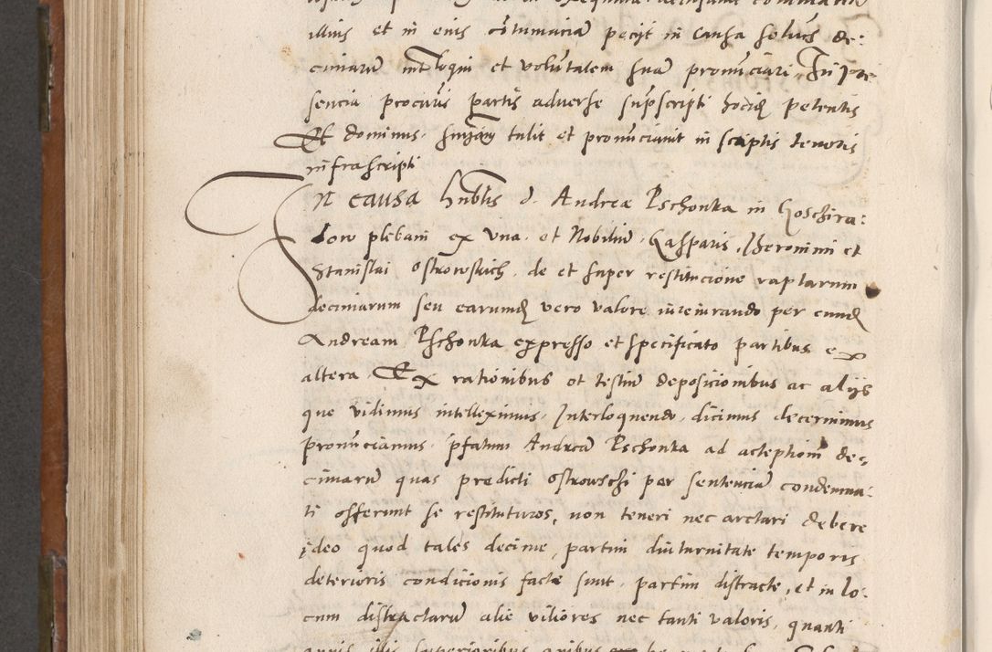 Zdjęcie nr 631 dla obiektu archiwalnego: Volumen unicum actorum episcopalium R. D. Andreae Zebrzydowski, episcopi Cracoviensis ducis Severiae ab a. D. 1551 usque ad annum 1560 mensem majum inclusive, quorum index ad finem praesentis voluminis adnotatus.
