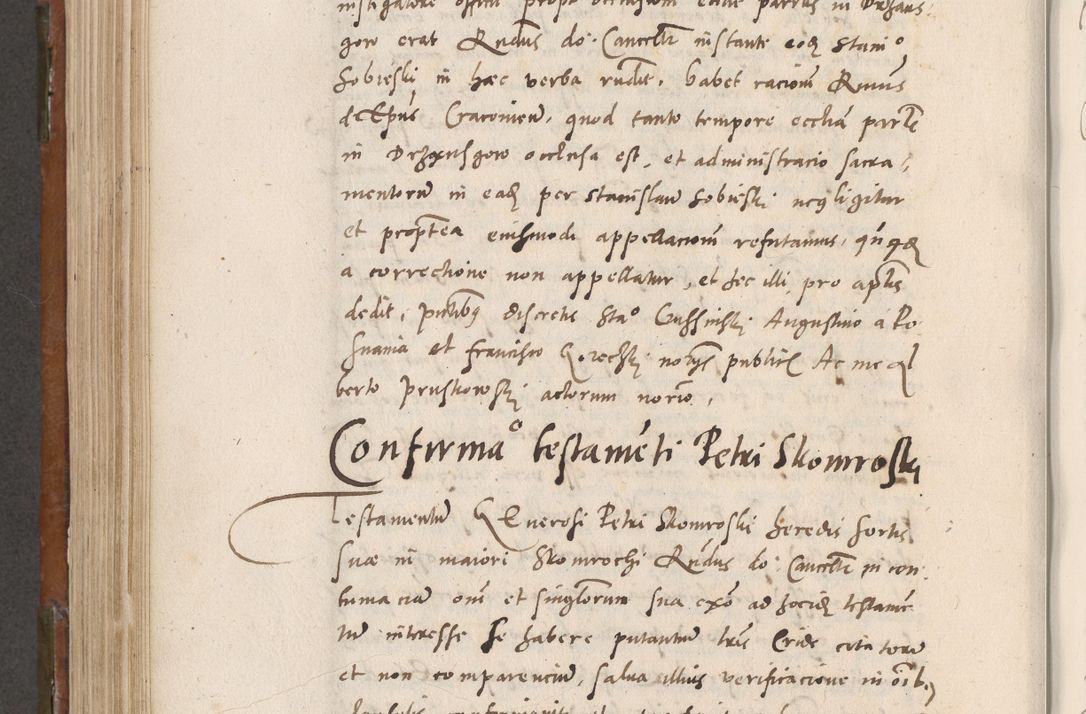 Zdjęcie nr 629 dla obiektu archiwalnego: Volumen unicum actorum episcopalium R. D. Andreae Zebrzydowski, episcopi Cracoviensis ducis Severiae ab a. D. 1551 usque ad annum 1560 mensem majum inclusive, quorum index ad finem praesentis voluminis adnotatus.