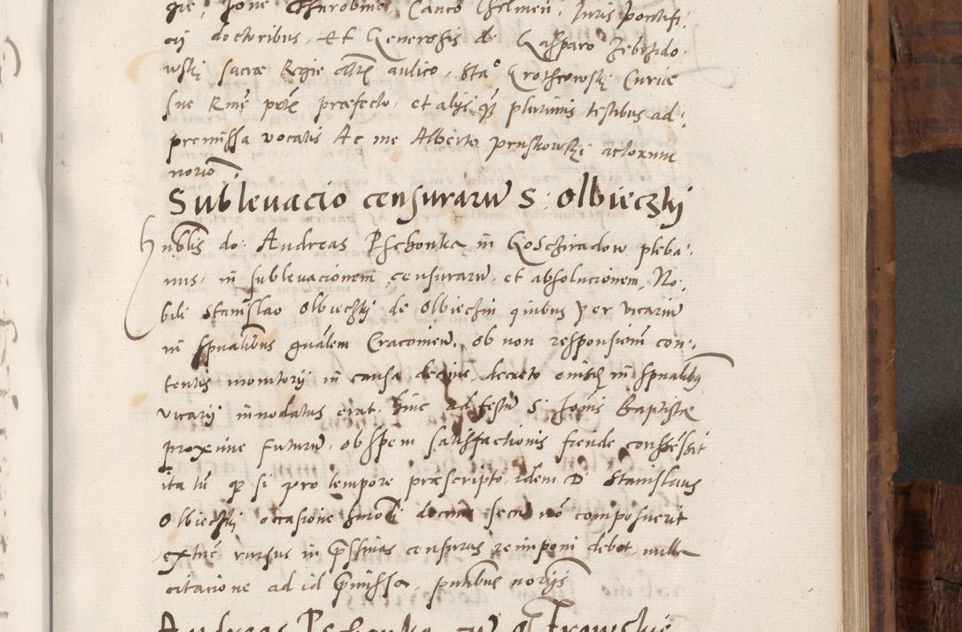 Zdjęcie nr 624 dla obiektu archiwalnego: Volumen unicum actorum episcopalium R. D. Andreae Zebrzydowski, episcopi Cracoviensis ducis Severiae ab a. D. 1551 usque ad annum 1560 mensem majum inclusive, quorum index ad finem praesentis voluminis adnotatus.