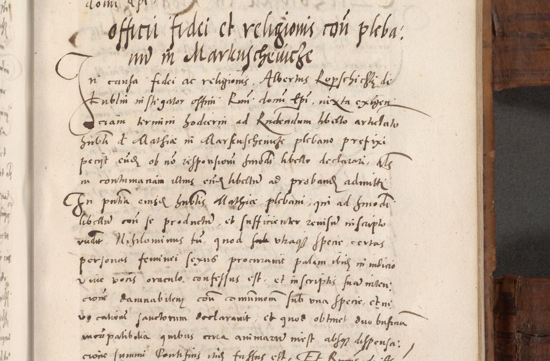 Zdjęcie nr 620 dla obiektu archiwalnego: Volumen unicum actorum episcopalium R. D. Andreae Zebrzydowski, episcopi Cracoviensis ducis Severiae ab a. D. 1551 usque ad annum 1560 mensem majum inclusive, quorum index ad finem praesentis voluminis adnotatus.