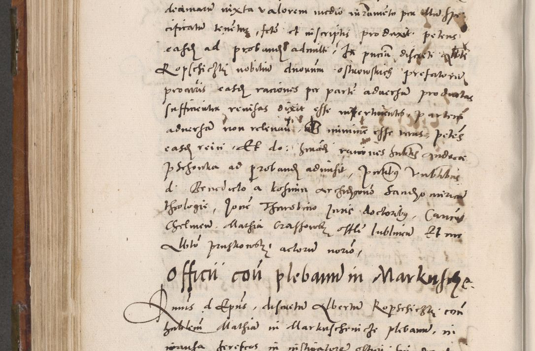 Zdjęcie nr 617 dla obiektu archiwalnego: Volumen unicum actorum episcopalium R. D. Andreae Zebrzydowski, episcopi Cracoviensis ducis Severiae ab a. D. 1551 usque ad annum 1560 mensem majum inclusive, quorum index ad finem praesentis voluminis adnotatus.