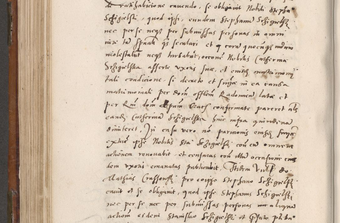 Zdjęcie nr 619 dla obiektu archiwalnego: Volumen unicum actorum episcopalium R. D. Andreae Zebrzydowski, episcopi Cracoviensis ducis Severiae ab a. D. 1551 usque ad annum 1560 mensem majum inclusive, quorum index ad finem praesentis voluminis adnotatus.