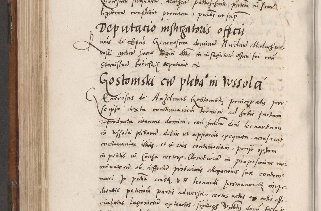 Zdjęcie nr 611 dla obiektu archiwalnego: Volumen unicum actorum episcopalium R. D. Andreae Zebrzydowski, episcopi Cracoviensis ducis Severiae ab a. D. 1551 usque ad annum 1560 mensem majum inclusive, quorum index ad finem praesentis voluminis adnotatus.