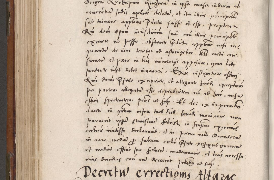 Zdjęcie nr 613 dla obiektu archiwalnego: Volumen unicum actorum episcopalium R. D. Andreae Zebrzydowski, episcopi Cracoviensis ducis Severiae ab a. D. 1551 usque ad annum 1560 mensem majum inclusive, quorum index ad finem praesentis voluminis adnotatus.