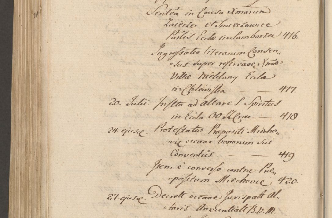 Zdjęcie nr 1173 dla obiektu archiwalnego: Volumen unicum actorum episcopalium R. D. Andreae Zebrzydowski, episcopi Cracoviensis ducis Severiae ab a. D. 1551 usque ad annum 1560 mensem majum inclusive, quorum index ad finem praesentis voluminis adnotatus.