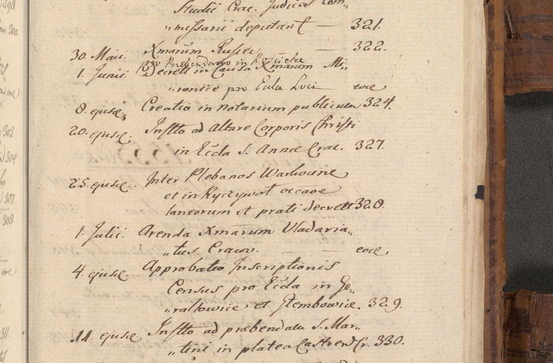 Zdjęcie nr 1168 dla obiektu archiwalnego: Volumen unicum actorum episcopalium R. D. Andreae Zebrzydowski, episcopi Cracoviensis ducis Severiae ab a. D. 1551 usque ad annum 1560 mensem majum inclusive, quorum index ad finem praesentis voluminis adnotatus.