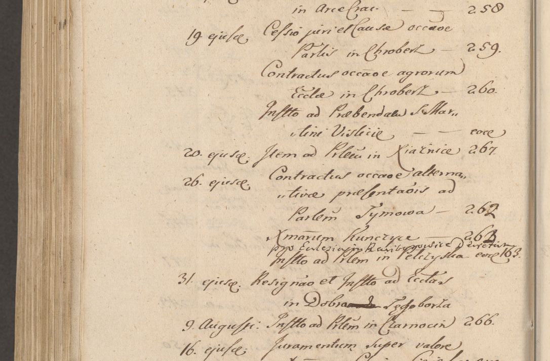 Zdjęcie nr 1165 dla obiektu archiwalnego: Volumen unicum actorum episcopalium R. D. Andreae Zebrzydowski, episcopi Cracoviensis ducis Severiae ab a. D. 1551 usque ad annum 1560 mensem majum inclusive, quorum index ad finem praesentis voluminis adnotatus.