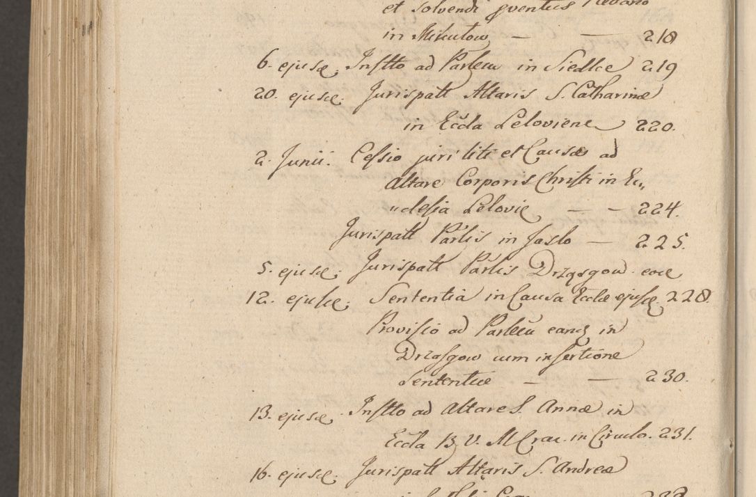 Zdjęcie nr 1163 dla obiektu archiwalnego: Volumen unicum actorum episcopalium R. D. Andreae Zebrzydowski, episcopi Cracoviensis ducis Severiae ab a. D. 1551 usque ad annum 1560 mensem majum inclusive, quorum index ad finem praesentis voluminis adnotatus.