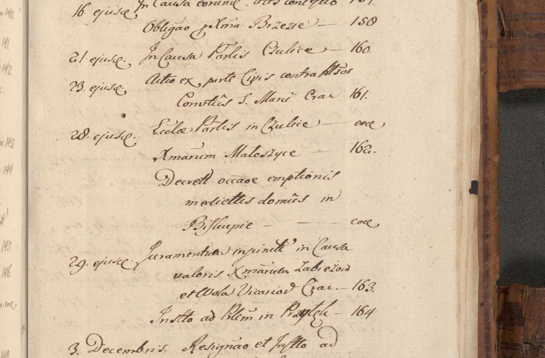 Zdjęcie nr 1160 dla obiektu archiwalnego: Volumen unicum actorum episcopalium R. D. Andreae Zebrzydowski, episcopi Cracoviensis ducis Severiae ab a. D. 1551 usque ad annum 1560 mensem majum inclusive, quorum index ad finem praesentis voluminis adnotatus.
