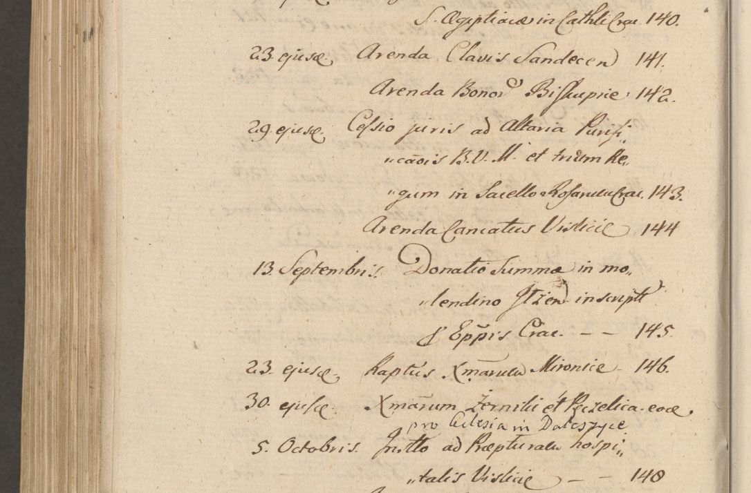 Zdjęcie nr 1159 dla obiektu archiwalnego: Volumen unicum actorum episcopalium R. D. Andreae Zebrzydowski, episcopi Cracoviensis ducis Severiae ab a. D. 1551 usque ad annum 1560 mensem majum inclusive, quorum index ad finem praesentis voluminis adnotatus.