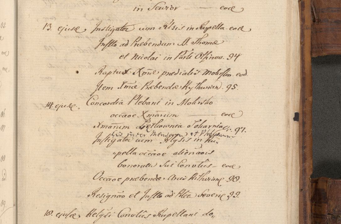Zdjęcie nr 1156 dla obiektu archiwalnego: Volumen unicum actorum episcopalium R. D. Andreae Zebrzydowski, episcopi Cracoviensis ducis Severiae ab a. D. 1551 usque ad annum 1560 mensem majum inclusive, quorum index ad finem praesentis voluminis adnotatus.