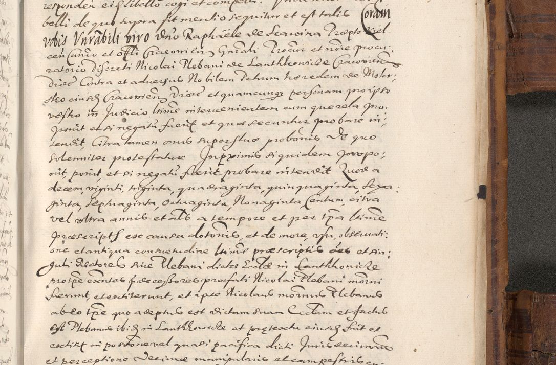 Zdjęcie nr 1146 dla obiektu archiwalnego: Volumen unicum actorum episcopalium R. D. Andreae Zebrzydowski, episcopi Cracoviensis ducis Severiae ab a. D. 1551 usque ad annum 1560 mensem majum inclusive, quorum index ad finem praesentis voluminis adnotatus.