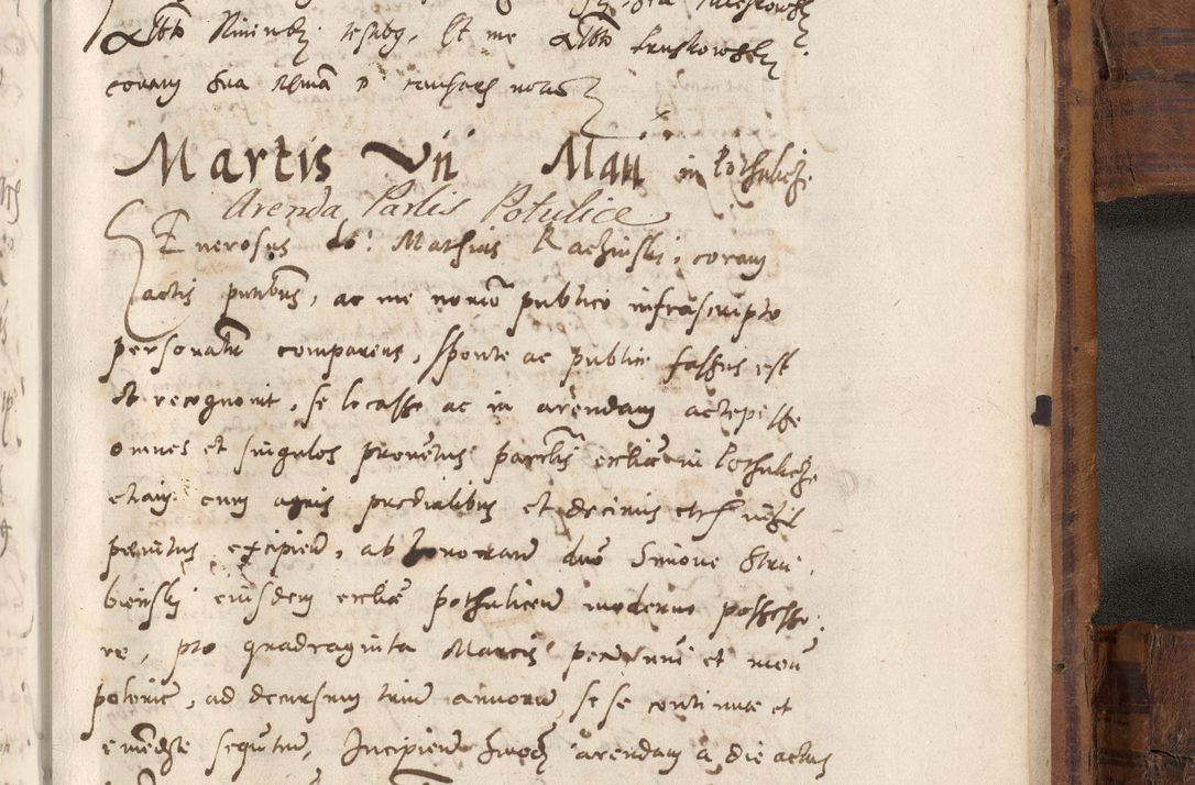 Zdjęcie nr 1140 dla obiektu archiwalnego: Volumen unicum actorum episcopalium R. D. Andreae Zebrzydowski, episcopi Cracoviensis ducis Severiae ab a. D. 1551 usque ad annum 1560 mensem majum inclusive, quorum index ad finem praesentis voluminis adnotatus.