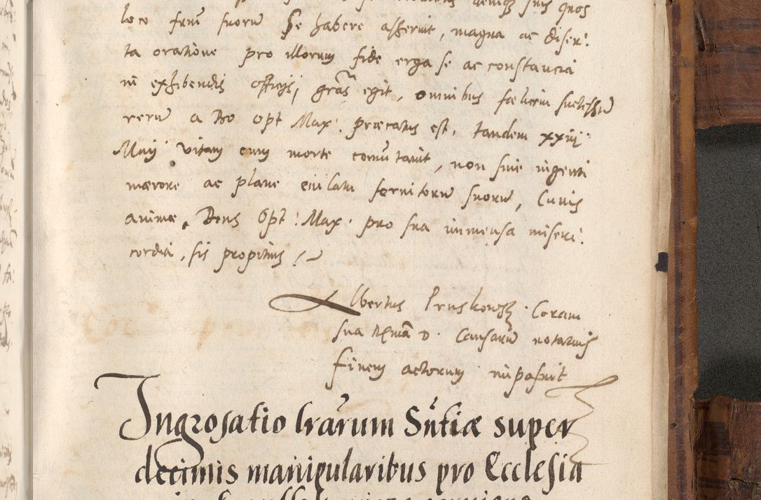 Zdjęcie nr 1144 dla obiektu archiwalnego: Volumen unicum actorum episcopalium R. D. Andreae Zebrzydowski, episcopi Cracoviensis ducis Severiae ab a. D. 1551 usque ad annum 1560 mensem majum inclusive, quorum index ad finem praesentis voluminis adnotatus.