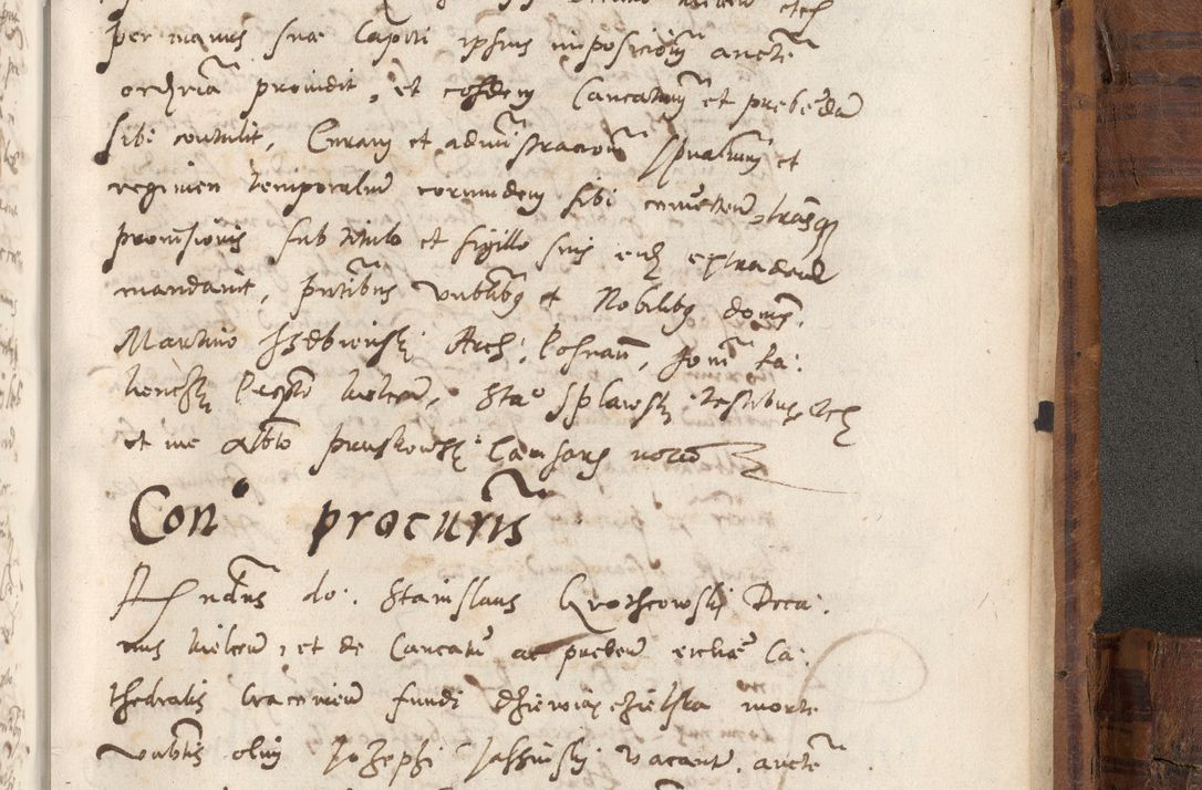 Zdjęcie nr 1142 dla obiektu archiwalnego: Volumen unicum actorum episcopalium R. D. Andreae Zebrzydowski, episcopi Cracoviensis ducis Severiae ab a. D. 1551 usque ad annum 1560 mensem majum inclusive, quorum index ad finem praesentis voluminis adnotatus.