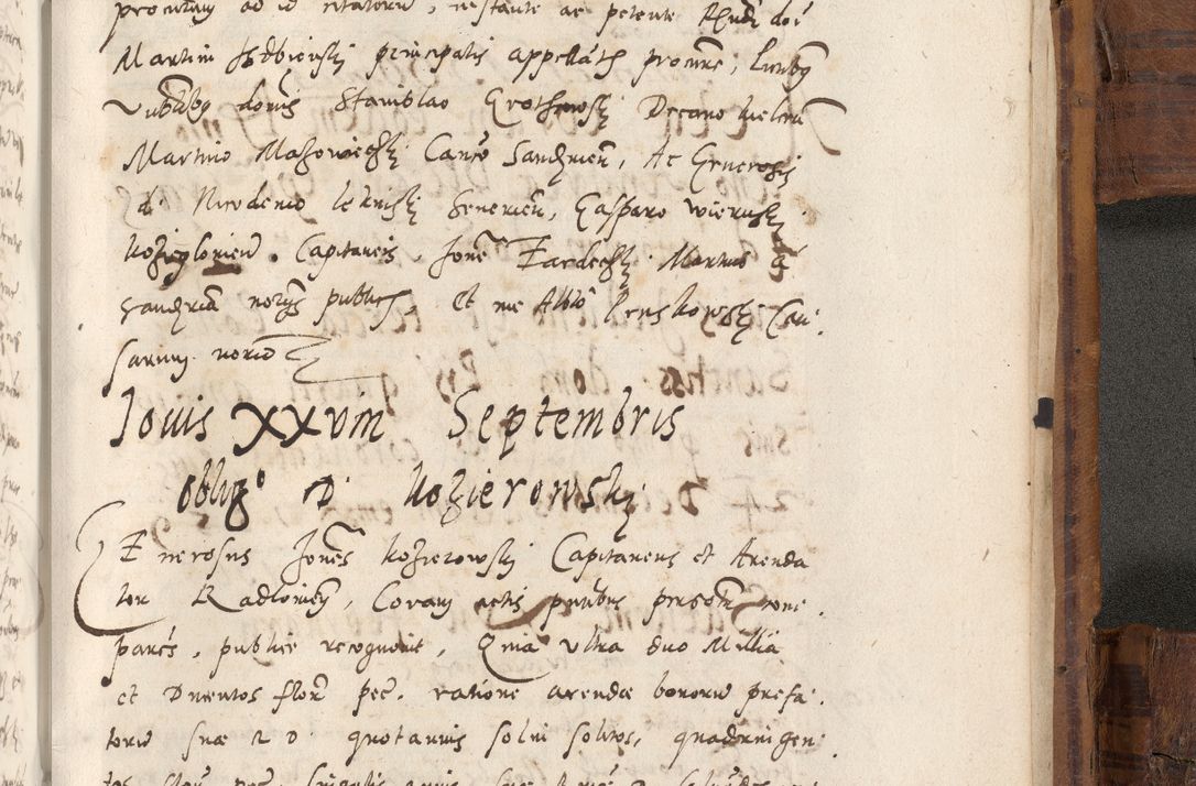 Zdjęcie nr 1138 dla obiektu archiwalnego: Volumen unicum actorum episcopalium R. D. Andreae Zebrzydowski, episcopi Cracoviensis ducis Severiae ab a. D. 1551 usque ad annum 1560 mensem majum inclusive, quorum index ad finem praesentis voluminis adnotatus.