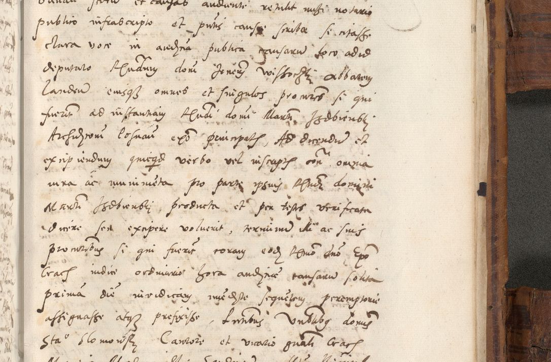 Zdjęcie nr 1130 dla obiektu archiwalnego: Volumen unicum actorum episcopalium R. D. Andreae Zebrzydowski, episcopi Cracoviensis ducis Severiae ab a. D. 1551 usque ad annum 1560 mensem majum inclusive, quorum index ad finem praesentis voluminis adnotatus.