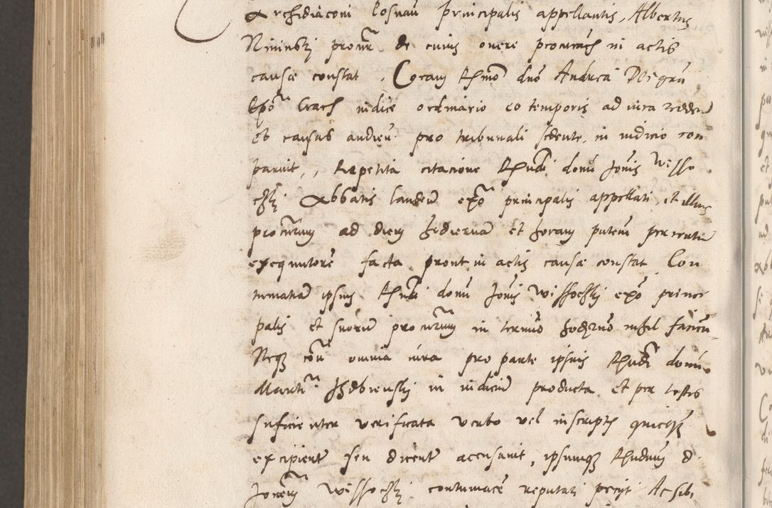 Zdjęcie nr 1131 dla obiektu archiwalnego: Volumen unicum actorum episcopalium R. D. Andreae Zebrzydowski, episcopi Cracoviensis ducis Severiae ab a. D. 1551 usque ad annum 1560 mensem majum inclusive, quorum index ad finem praesentis voluminis adnotatus.