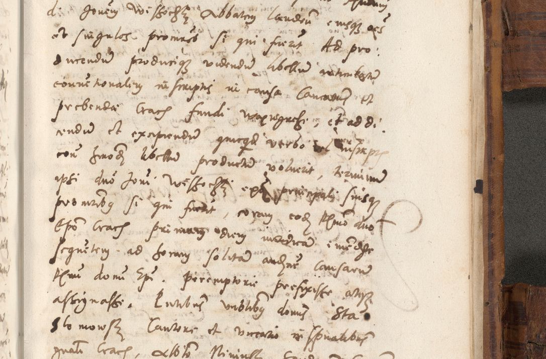 Zdjęcie nr 1124 dla obiektu archiwalnego: Volumen unicum actorum episcopalium R. D. Andreae Zebrzydowski, episcopi Cracoviensis ducis Severiae ab a. D. 1551 usque ad annum 1560 mensem majum inclusive, quorum index ad finem praesentis voluminis adnotatus.