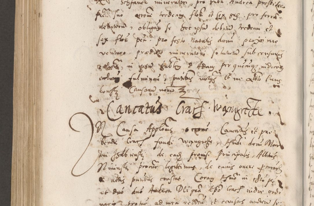 Zdjęcie nr 1125 dla obiektu archiwalnego: Volumen unicum actorum episcopalium R. D. Andreae Zebrzydowski, episcopi Cracoviensis ducis Severiae ab a. D. 1551 usque ad annum 1560 mensem majum inclusive, quorum index ad finem praesentis voluminis adnotatus.