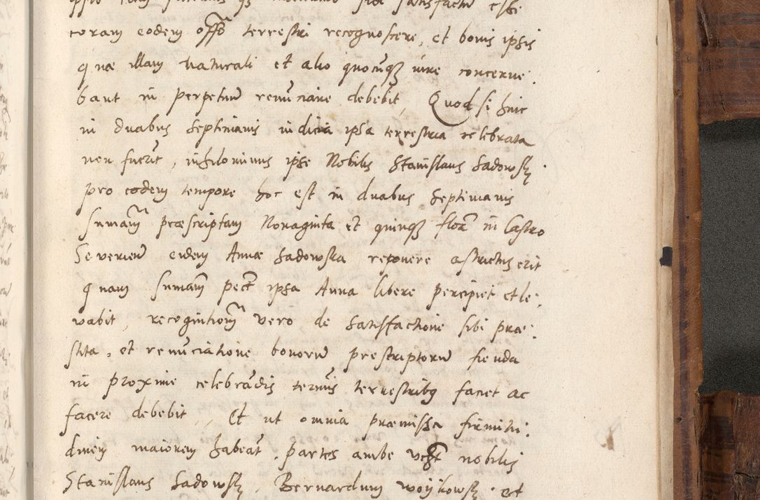 Zdjęcie nr 1120 dla obiektu archiwalnego: Volumen unicum actorum episcopalium R. D. Andreae Zebrzydowski, episcopi Cracoviensis ducis Severiae ab a. D. 1551 usque ad annum 1560 mensem majum inclusive, quorum index ad finem praesentis voluminis adnotatus.