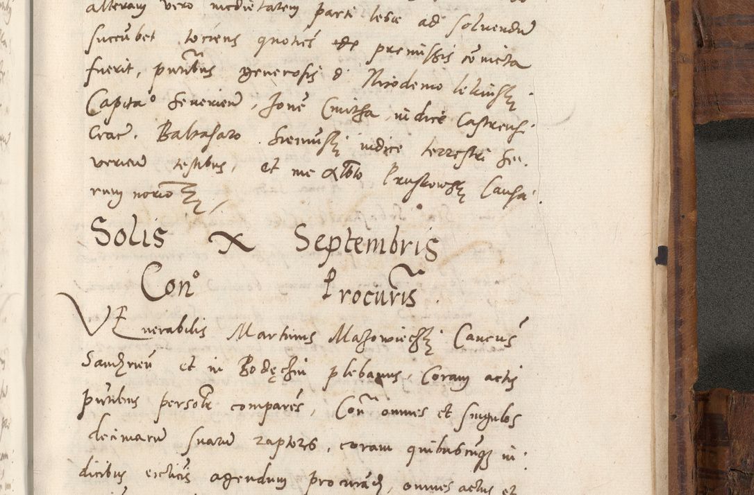 Zdjęcie nr 1118 dla obiektu archiwalnego: Volumen unicum actorum episcopalium R. D. Andreae Zebrzydowski, episcopi Cracoviensis ducis Severiae ab a. D. 1551 usque ad annum 1560 mensem majum inclusive, quorum index ad finem praesentis voluminis adnotatus.
